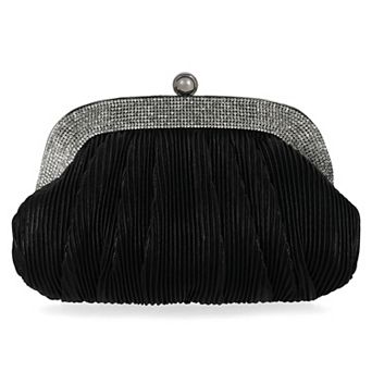 Gunne Sax by Jessica McClintock Hart Pleated Clutch Bag