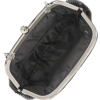 Gunne Sax by Jessica McClintock Hart Pleated Clutch Bag