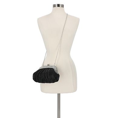 Gunne Sax by Jessica McClintock Hart Pleated Clutch Bag