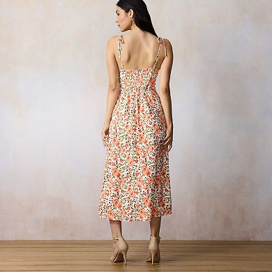 Petite LC Lauren Conrad Fit & Flare Midi Dress