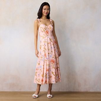 Petite LC Lauren Conrad Fit & Flare Midi Dress