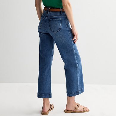 Women's Nine West 5-Pocket Wide Leg Jeans