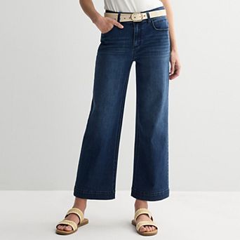 Women's Nine West 5-Pocket Wide Leg Jeans
