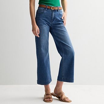 Women's Nine West 5-Pocket Wide Leg Jeans