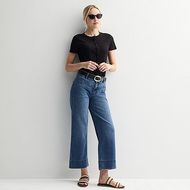 Women's Nine West High-Rise Wide Leg Pants