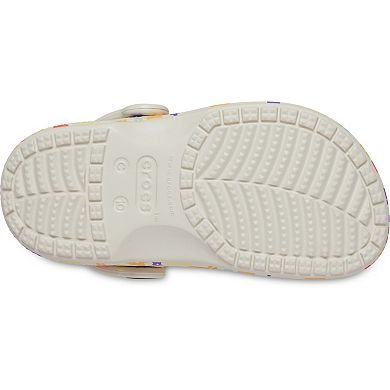 Crocs Baya Floral Toddler Girls Slip-On Clogs