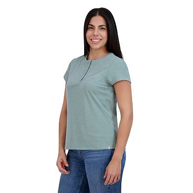 Juniors' ZeroXposur Henley Short Sleeve Tee