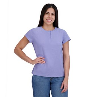 Juniors' ZeroXposur Henley Short Sleeve Tee