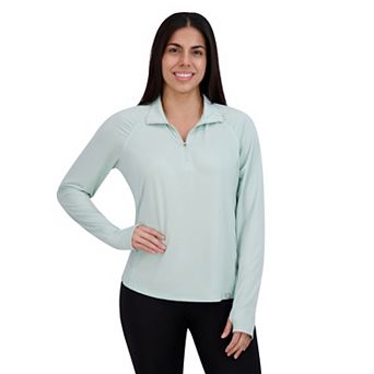 Women's ZeroXposur Sun Protection Long Sleeve Quarter Zip Top