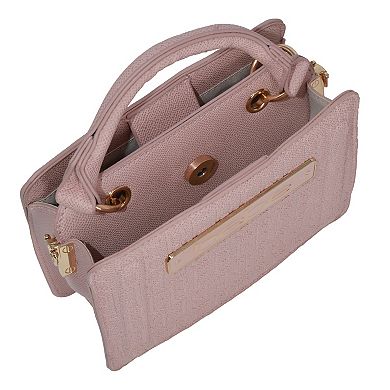 bebe Thea Mini Satchel With Chain Strap