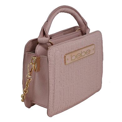 bebe Thea Mini Satchel With Chain Strap