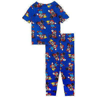 Toddler Boy Super Mario "Chillin" 2-pc. Pajama Top & Pajama Bottoms Set