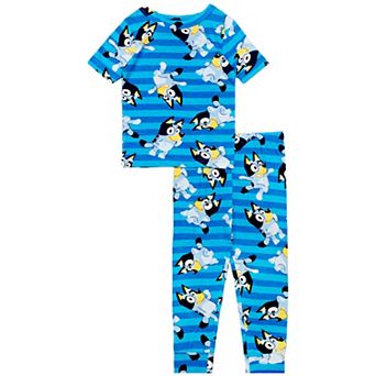 Toddler Boy Bluey "Bluey Stripe" 2 pc Pajama Top & Pajama Bottoms Set