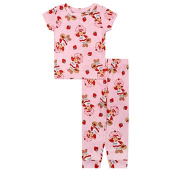 Toddler Girls Strawberry Shortcake 2 pc Short Sleeve Pajama Top & Pajama Pants Set