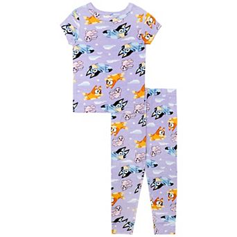 Toddler Girl Bluey "Bluey Dream" 2 pc Pajama Top & Pajama Bottoms Set