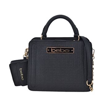 bebe Thea Small Satchel Bag With Crossbody Strap