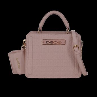 bebe Thea Small Satchel Bag With Crossbody Strap