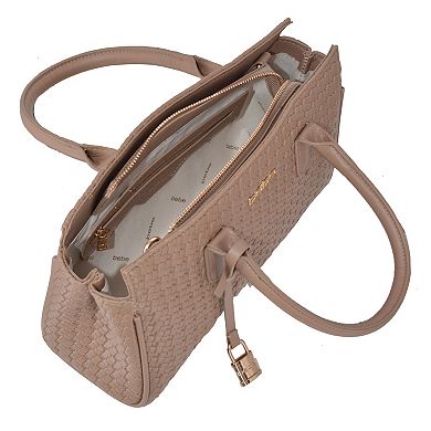 bebe OTTO Small Satchel Bag With Crossbody Strap