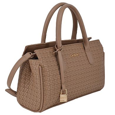 bebe OTTO Small Satchel Bag With Crossbody Strap