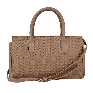 bebe OTTO Small Satchel Bag With Crossbody Strap
