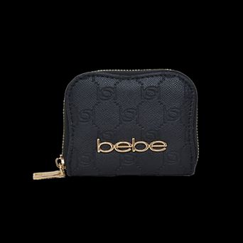 bebe Romina Embossed Zip Wallet