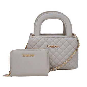 bebe Sofie Satchel Bag With Wallet