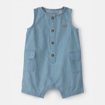 Baby Boy Carter's Beach Cruiser Chambray Sleeveless Romper