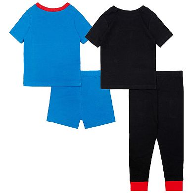 Toddler Boy Marvel Spider-Man Costumes 4-pc. Pajama Tops, Pajama Bottoms & Pajama Shorts Set