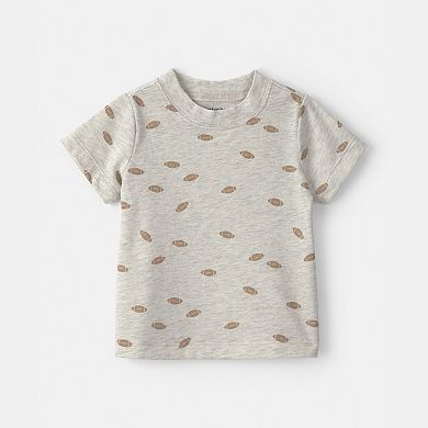Baby Boy Carter's 2-Piece Football Shortall & T-Shirt Set