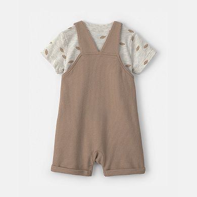 Baby Boy Carter's 2-Piece Football Shortall & T-Shirt Set