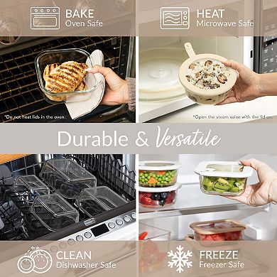 Bentgo Glass Signature 10-pc. Food Storage Set