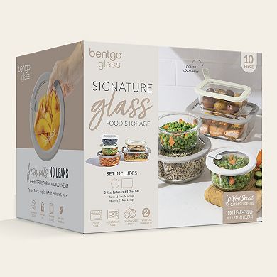 Bentgo Glass Signature 10-pc. Food Storage Set