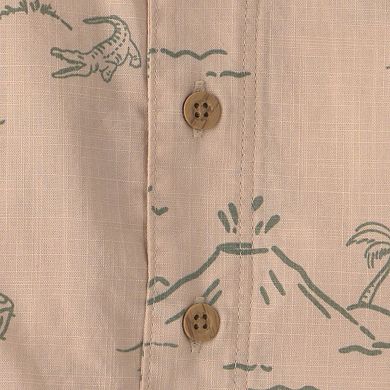 Baby Boy Carter's 2-Piece Volcano Beach Button-Up Shirt & Short Set