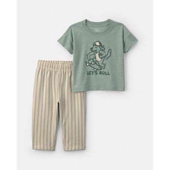 Baby Boy Carter's 2 pc Skateboard Short Sleeve Top & Pant Set