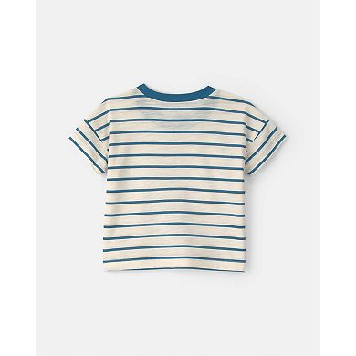 Baby Boy Carter's 2-Piece Striped Short Sleeve Top & Pant Set