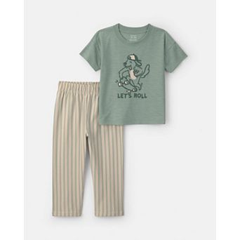 Baby Boy Carter's 2 pc Skateboard Short Sleeve Top & Pant Set