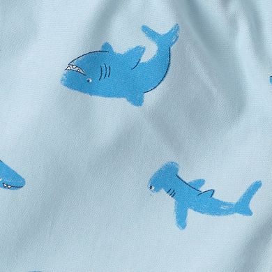 Toddler Boy Carter's 2-Piece Shark Tank Top & Short Set