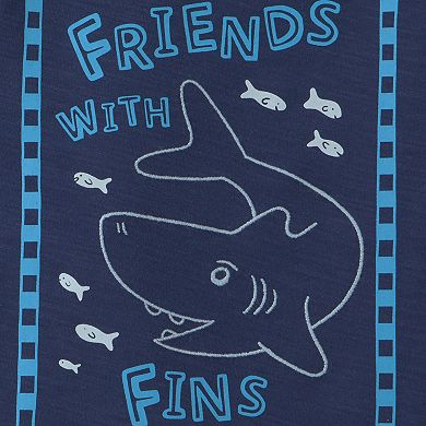 Toddler Boy Carter's 2-Piece Shark Tank Top & Short Set