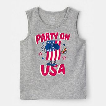 Toddler Boy Carter's USA Graphic Tank Top