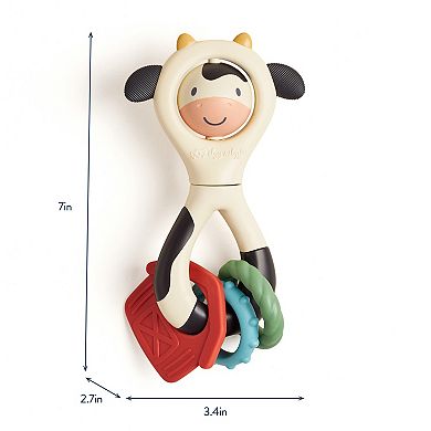 Itzy Ritzy Spinner Cow Teething Toy