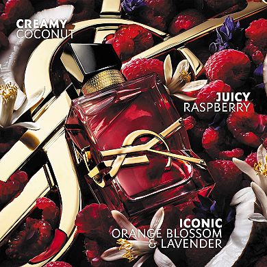 Libre Berry Crush Eau De Parfum Travel Spray with Raspberry