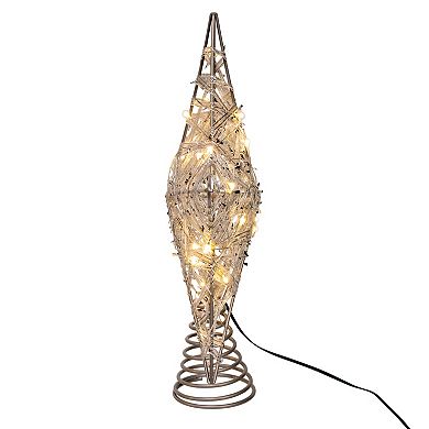 Kurt Adler 10.5-Inch LED Light 5-Point Star Christmas Tree Topper