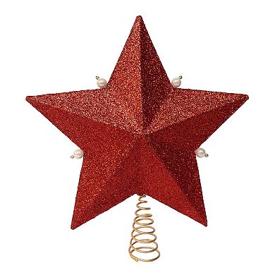 Kurt Adler 13.5-Inch Mistletoe Star Christmas Tree Topper