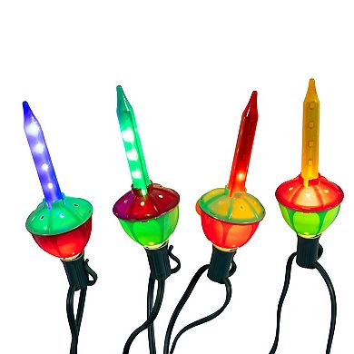 Kurt Adler 7-Light LED Set Bubble String Light Set