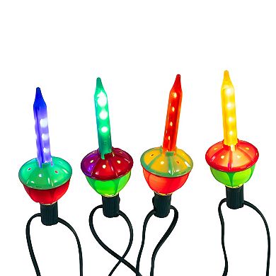 Kurt Adler 7-Light LED Set Bubble String Light Set