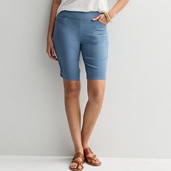 Women's Croft & Barrow® Effortless Pull-On Bermuda Shorts