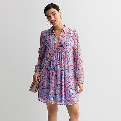 Women's Nine West Pintuck Mini Dress
