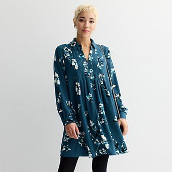 Women's Nine West Pintuck Mini Dress