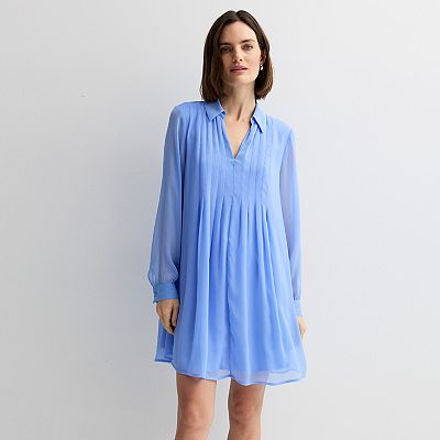Women's Nine West Pintuck Mini Dress