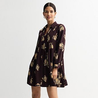 Women's Nine West Pintuck Mini Dress